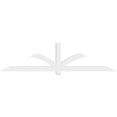 thumbnail image 2 of 96"W x 24"H x 4"D x 4"F, 6/12 Pitch, Redmond Architectural Grade PVC Gable Bracket, 2 of 8