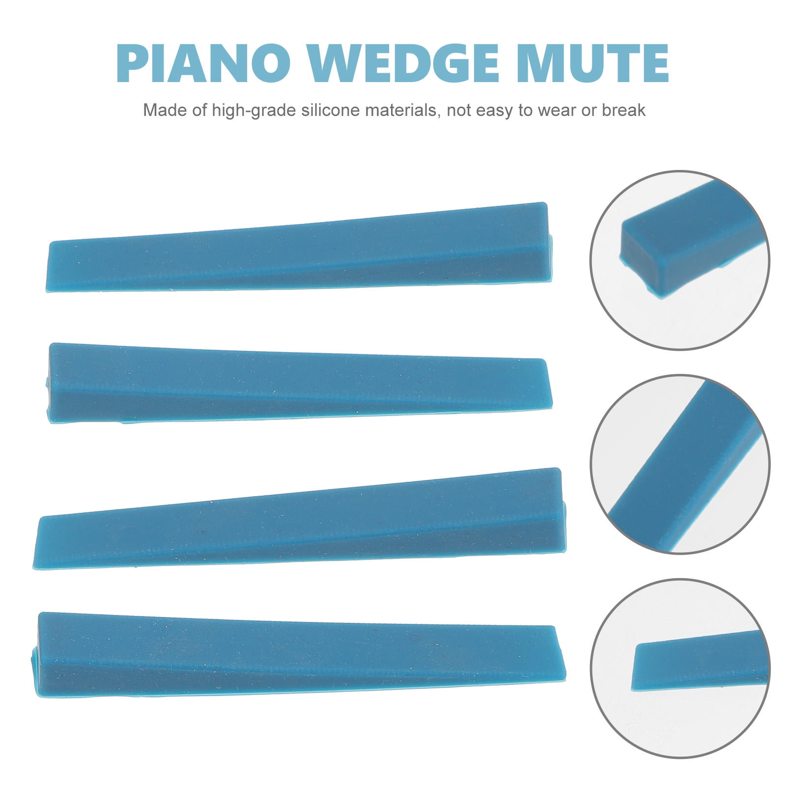 Raindrops 20-Pack Silicone Piano Mutes for Tuning, Piano Tuning Tools and Silicone Mutes Set