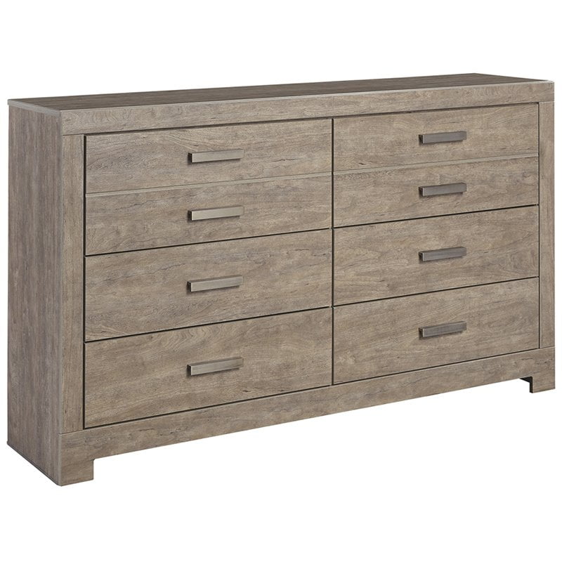 Ashley Furniture Culverbach 6 Drawer Double Dresser in Gray - Walmart
