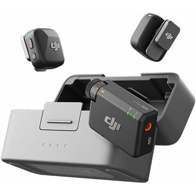 DJI Mic(初代) DJI Mic Mini (1 TX + 1 RX), Wireless Lavalier Microphone for