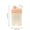 pink color, variant on (Custom) Personalized, 1pc-Ins Square Water Bottle, Stylish Portable Outdoor Plastic Cup, Fitness Milk Tea Couple Direct Drinking Frosted Cup, Suitable for Camping, Travel, Fitness, Reusable