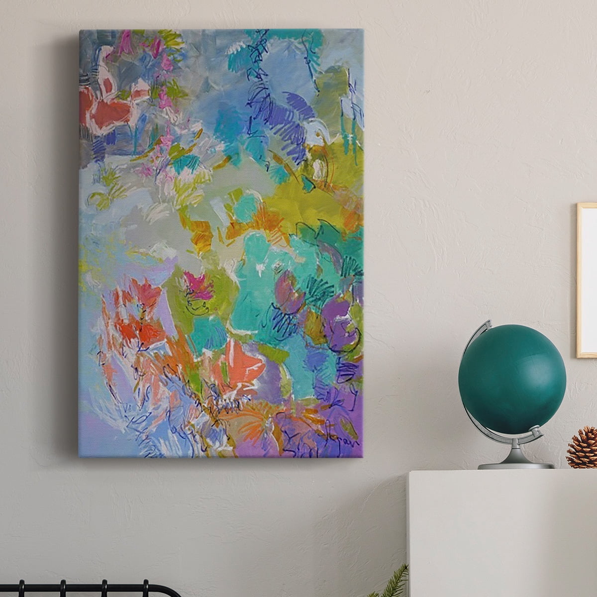 Let Me Bloom I Am Premium Gallery Wrapped Canvas - Ready to Hang