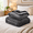 Dark Grey-90"x102", variant on Dark Grey 90"x90" Microfiber Fleece Queen Size Bed Blanket for Couch Sofa All Season Use