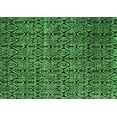 thumbnail image 1 of Ahgly Company Indoor Rectangle Abstract Emerald Green Modern Area Rugs, 7' x 9', 1 of 4