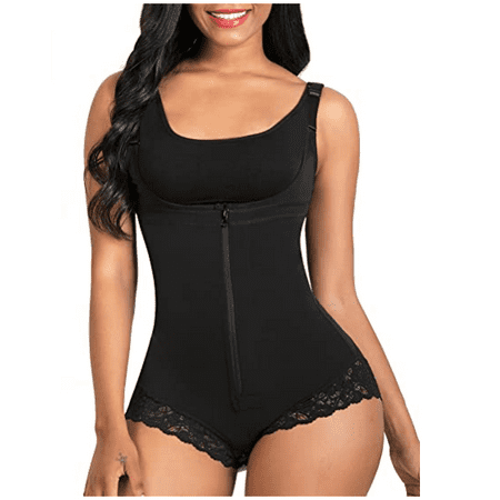 

Shapewear for Women Tummy Control Zipper Open Bust Bodysuit