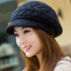 thumbnail image 2 of Gorro de punto, gorra con visera, gorro de invierno para mujer, gorro de lana, gorros, gorras, gorra de béisbol de punto, gorro de lana cálido, 2 of 4