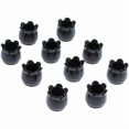 thumbnail image 4 of Furniture Pads Chair Leg Caps Black Lotus Flower Feet Tips with Felt Pads Silicone Furniture Table Legs Covers Table (Color : Black with Felt,Suitable for circular diameters of 22-26mm), 4 of 5