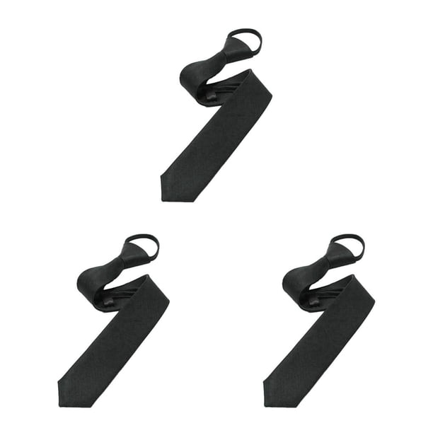 Qarigey Retro Narrow Tie Skinny Necktie Slim Pull Matching Rope Tie Smooth Full Neckwear Convenient for Bridegroom Party Dress Type1 NO1