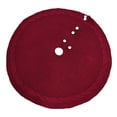 thumbnail image 3 of de árbol de Navidad Delantal de Navidad Adorno Alfombra de piso Árbol de Navidad Decoraciones navideñas Rojo Yuyangstore falda de árbol, 3 of 8