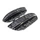 thumbnail image 1 of 2 uds parachoques delantero luz antiniebla cubierta de rejilla embellecedores 2058851523 2058851623 rejilla de malla con tira negra Sharpla Cubierta de luz antiniebla, 1 of 8