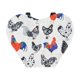 thumbnail image 1 of Delantal para pollos con forma de silla de montar, fácil de usar y protector. Cómodo. Artículos para mascotas estampados. Pollo blanco, 1 of 9