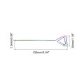 thumbnail image 2 of Uxcell Metal Cocktail Toothpicks Heart Shape Drink Picks Cocktail Skewers 9Pack (Colorful), 2 of 8