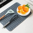 thumbnail image 4 of Silicone Tableware Drying Mat Drainage Mat Kitchen Tableware Water Filtration Mat Water Cup Water Control Mat Multi-functional Heat Insulation Mat, 4 of 10