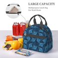 thumbnail image 5 of Naloa Stingray Print Lunch Bag for Women & Men Insulated Lunch Box or Cooler Lunch Tote Bags for Work, Travel, Outdoor, 5 of 5