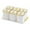 White 6 grid, variant on TISHITA Dried Fruit Snack Serving Plate Condiment Canister Nordic Nuts Tray Condiment Spice Jars for Home Wedding Living Room Kitchen White 6 grid