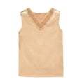 thumbnail image 5 of Mittory Women's Silk Satin Camisole Tank Tops V Neck Sleeveless Spaghetti Straps Blouse Casual Racerback Shirt, 5 of 8