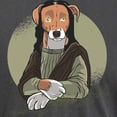thumbnail image 3 of CafePress - Mona Lisa Dog T Shirt - Mens Comfort Colors Shirt, 3 of 5