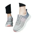 thumbnail image 3 of Fdrone Women's Wide Toe Box Mesh Shoes Road Running Shoes Work Gym Comfortable Swollen Feet Lightweight Soft Sole Non Slip Walking Shoes Slip-on Fashion Athletic Sneakers, 3 of 8