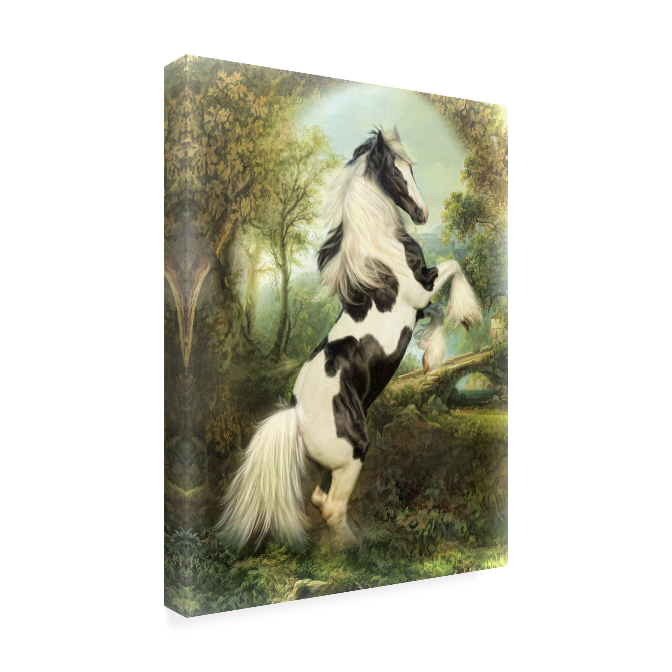 Canvas Wall Art - Trudi Simmonds 'Romany Gypsy' Wall Art for Living Room, Bedroom, or Office Décor by Trademark Fine Art - 18 x 24 Inches