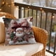 thumbnail image 4 of Decoraciones navideñas, adornos navideños, regalos navideños. Fundas de almohada navideñas de 45 x 45 cm. Fundas de almohada decorativas con tela suave y cremallera oculta para decoración del hogar. F, 4 of 6