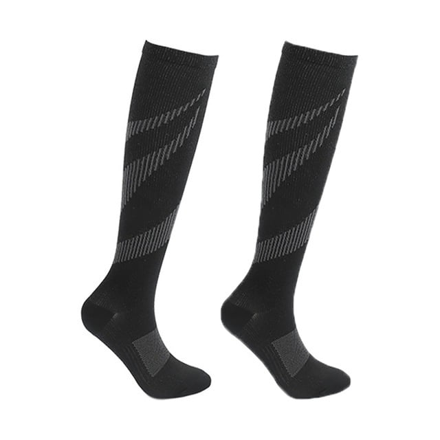 LNGOOR Compression Socks Medical Varicose Veins Nylon Medical Nursing Stockings Fit For Sports Black compression Socks For Anti Fatigue