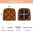 thumbnail image 3 of Halloween Happy Pumpkins Seat Covers for Dining Room Chairs Set Of 4,Stretch Printed Washable Chair Seat Cover with Elastic Ties and Button,Removable Waterproof Couch Cushion Covers, 3 of 6