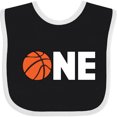 thumbnail image 3 of Inktastic One Basketball First Birthday Boys or Girls Baby Bib, 3 of 4