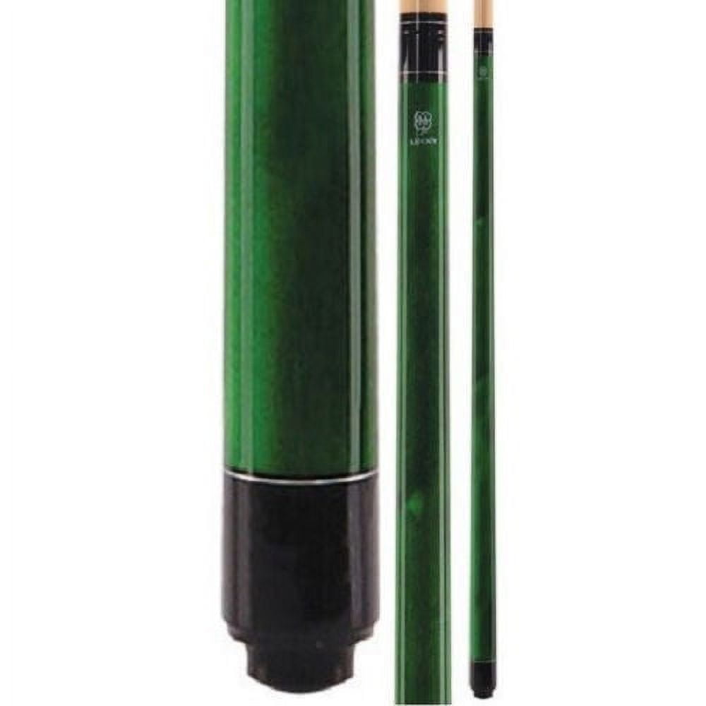 McDermott L1 Lucky Black Pool Cue Stick – 2-Piece Hard Rock Maple, 13mm Leather Tip, 20oz Weight