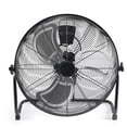 thumbnail image 3 of SHOUFTW 18" High Velocity Industrial Floor Fan, 3-Speed Heavy Duty Metal Air Circulator with 120° Tilt Head, Black, 3 of 9