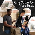 thumbnail image 6 of Travel Inspira Digital Luggage Scales with Overweight Alert LCD Display 110LB / 50KG (Stainless Steel, White), 6 of 9