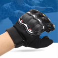 thumbnail image 4 of Guantes de triple deslizador con placa deslizante, equipo de protección para longboard, accesorio deportivo de protección (negro), 4 of 9