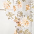 thumbnail image 4 of 2 Panels Floral Sheer Curtains Livingroom Bedroom Grommets Window Voile Curtain, 4 of 18
