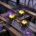 thumbnail image 6 of Halloween LED Spider Light With Red Eyes Scary Decor For Party Home Haunted House Outdoor Indoor Mood Lighting 3 Inch, 6 of 6
