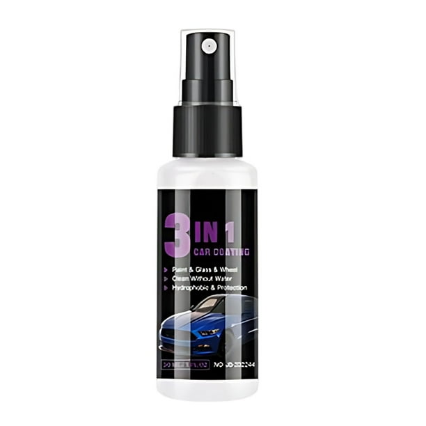 Mom's Best Recubrimiento cerámico rápido para autos, sellador de pintura cerámica ultrabrillante y antirayaduras, aerosol de 30 ml / 1 onza