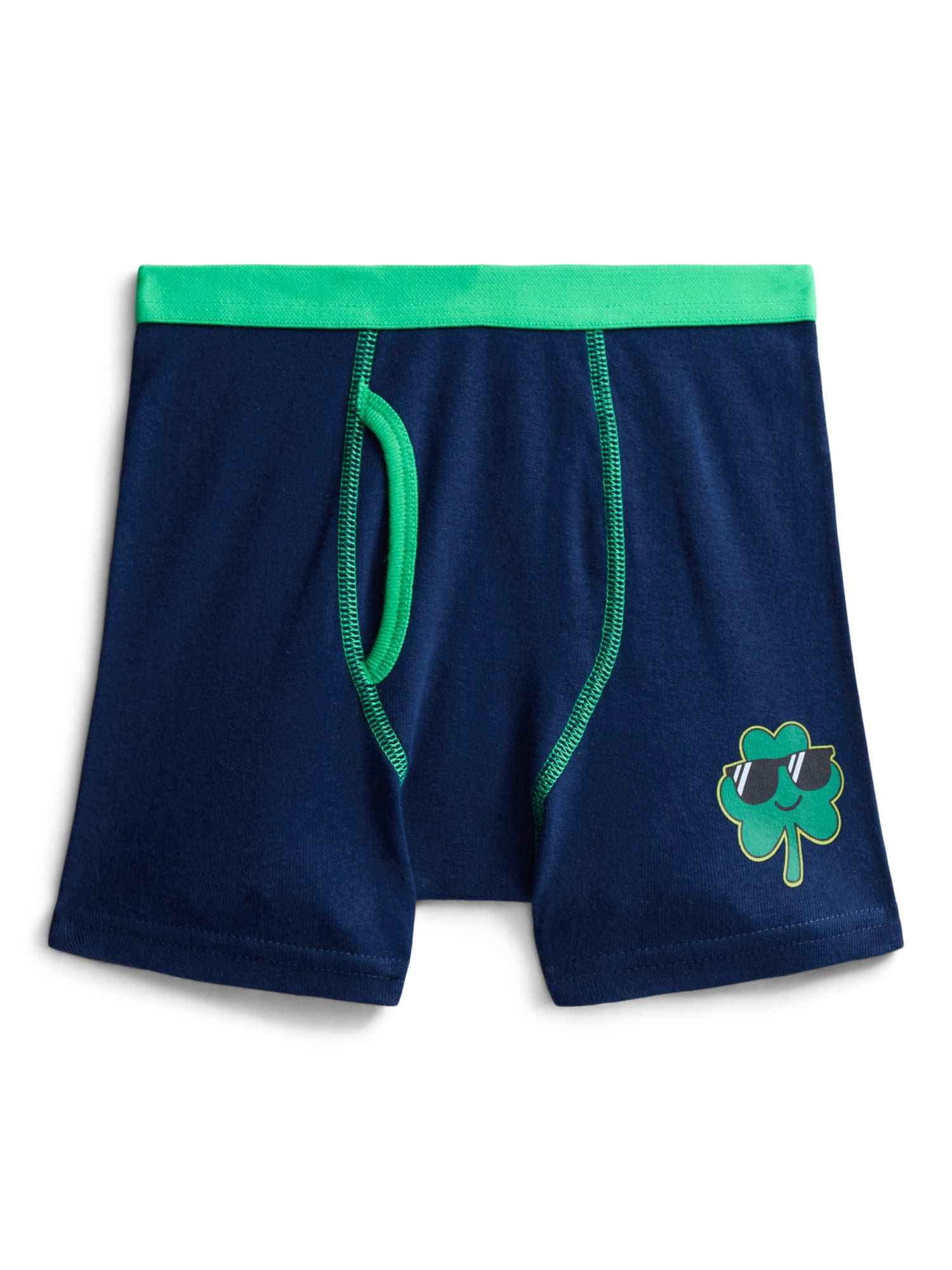 St Patrick's Day Boys Cotton Boxer Briefs from Ways to Celebrate, 3-Pack, Sizes S-XL