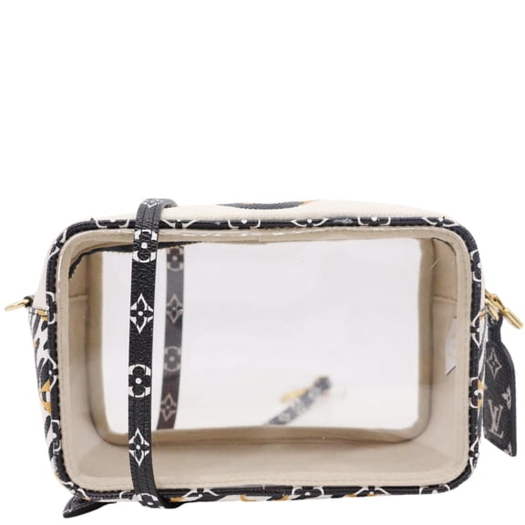 Pre-Owned Louis Vuitton Monogram Giant Jungle Canvas Beach Pouch Ivory