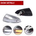 thumbnail image 4 of GTINTHEBOX Switchback LED Mirror DRL Signal Lights For Benz C-Class W204 C300 C350 C63 AMG, 4 of 12