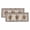Black, variant on Valances for Windows, Farmhouse Kitchen Curtains Valances 2 Pack for Living Room Bedroom Bathroom, Country Star Berry Plaid Lodge Grey Brown Light Filtering Curtains Rod Pocket Valance 42"x12"