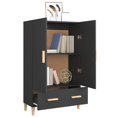 thumbnail image 5 of vidaXL Highboard Black 70x31x115 cm Engineered Wood, 5 of 5