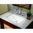 thumbnail image 3 of LARGE ARIEL 21.5 Inch Rectrangle Undermount Vitreous Ceramic Lavatory Vanity Bathroom Sink Pure White, 3 of 4
