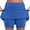 Blue5, variant on Womens Shorts Skirt High Waist Yoga Gym Sport Skorts Running Workout Athletic Mini Skirt Shorts
