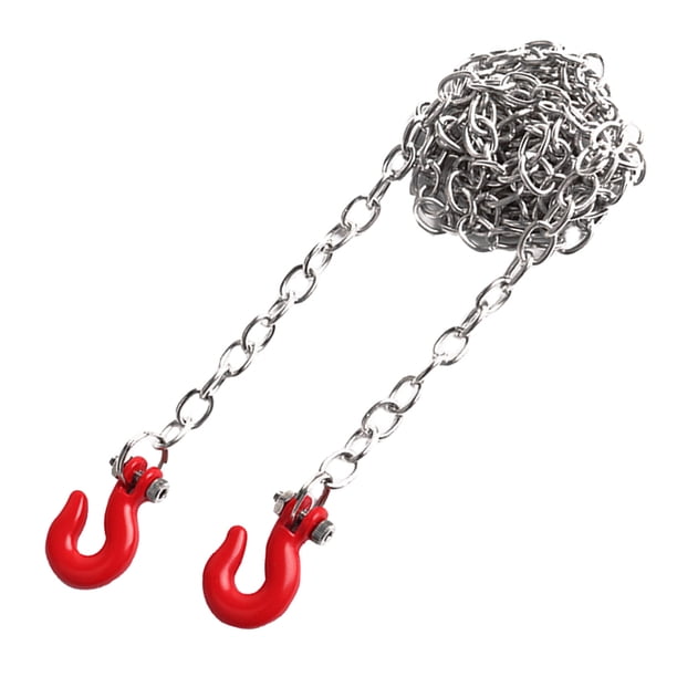 1:10 RC Trailer Tow Chain para Axial SCX10 D90 D110 RC Car Crawler Accs