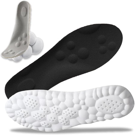 2025 New Insoles for Lightweight 4d Cloud Insoles for Women Men, with Arch Support for Overpronation, Flat Foot, Height Increase