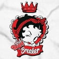 thumbnail image 2 of Cute Betty Boop Miss Heart Breaker Women Plus Size Sweatshirt Brisco Brands 4X, 2 of 5