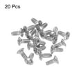 thumbnail image 3 of 20pcs M3 Electric Guitar Screws Bass Pickguard Screw Scratch Plate Mounting Screw for SQ Guitar, Silver, 3 of 6