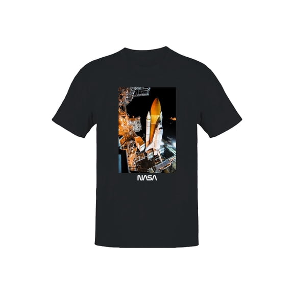 Officially Licensed NASA Space Shuttle Launch Night Men's T-shirt