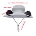 thumbnail image 3 of Gorra De Ventilador Gorra solar de doble ventilador para hombre con protección solar,ligera y transpirable,ideal para senderismo y pesca al aire libre (1 unidad). Rkxzt, 3 of 6