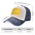 thumbnail image 3 of Men Women Gold Texture Glitter Baseball Cap Golf Dad Hat Adjustable Low Profile Cotton Hat, 3 of 7