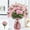 #215Pink, variant on Artificial Flower Bouquets for Living Room Decor Centerpiece, Realistic Silk Floral Arrangements for Home Accents Table, Faux Bloom Decoration for Dining Room Shelf Mantel Gift