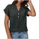 thumbnail image 3 of TaTaai V Neck Loose Solid Color T-shirt, Women's Fashion Casual Top, Lightweight Soft Design, Spring Winter Home Work Dating Outfit, Line Dry Option Gift, 3 of 6